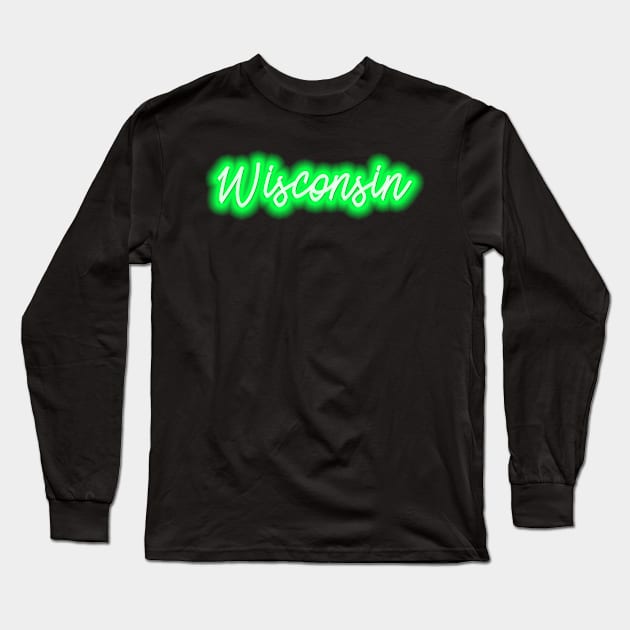 Wisconsin Long Sleeve T-Shirt by arlingjd